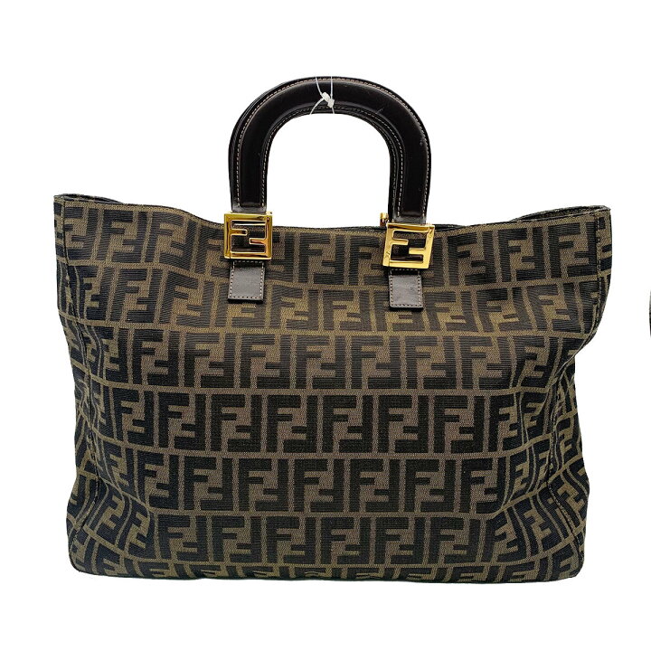 楽天市場】フェンディ FENDI ズッカ柄 トートバッグ バッグ キャンバス 