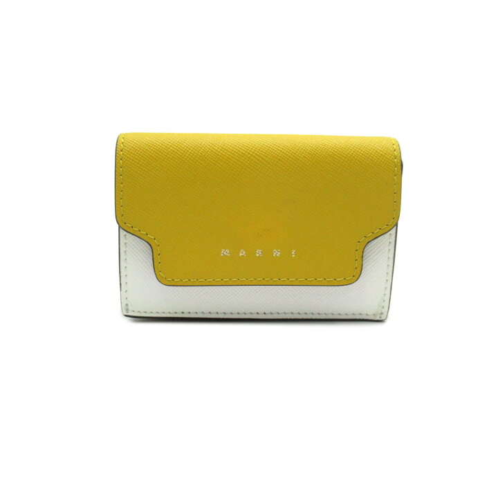楽天市場】マルニ MARNI 三つ折り財布 財布 レザー レディース  