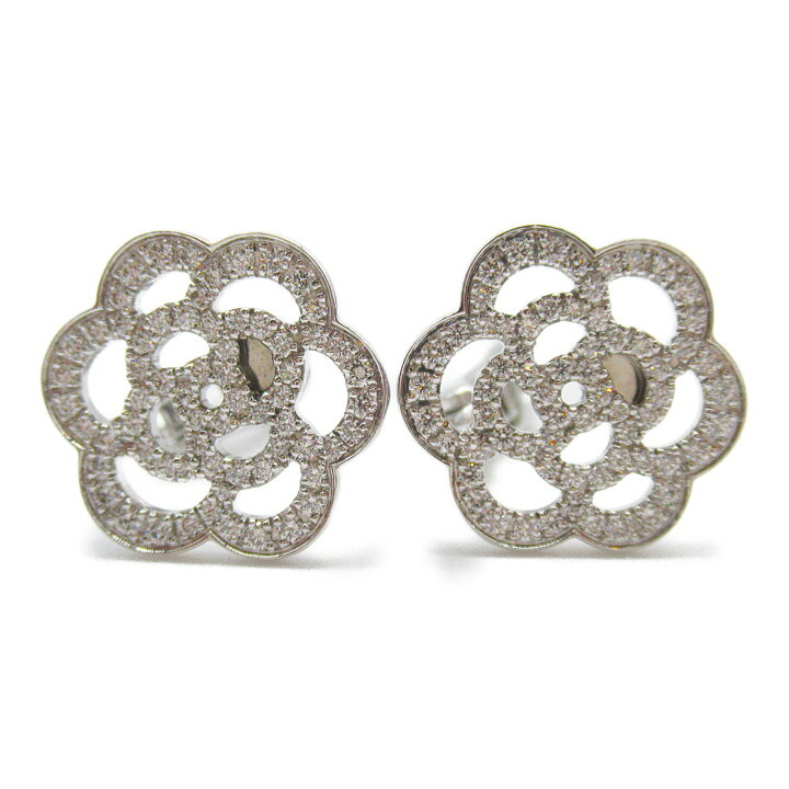 楽天市場】シャネル CHANEL カメリア ダイヤ ピアス ジュエリー  