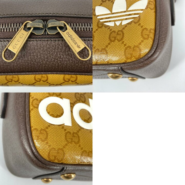 楽天市場】グッチ GUCCI adidasコラボ ショルダーバッグ バッグ PVC  
