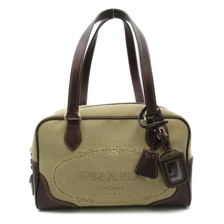 楽天市場】プラダ PRADA ハンドバッグ バッグ キャンバス レディース  