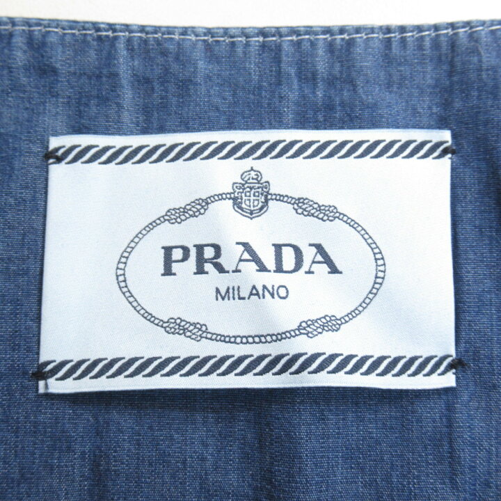 楽天市場】プラダ PRADA デニムワンピース ワンピース 衣料品 トップス 