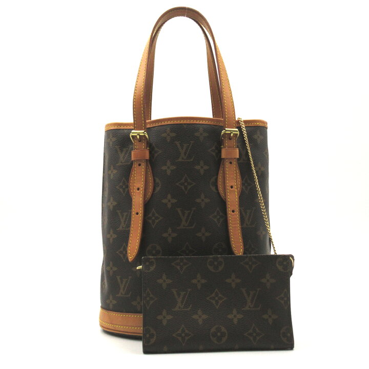 楽天市場】ルイ・ヴィトン LOUIS VUITTON バケットPM トートバッグ 