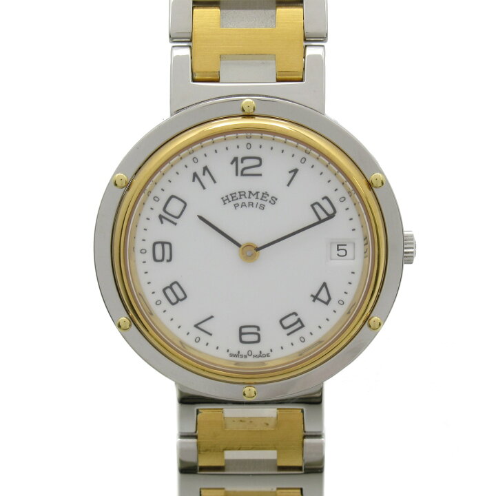 楽天市場】エルメス HERMES クリッパー 腕時計 時計 GP （ゴールド  