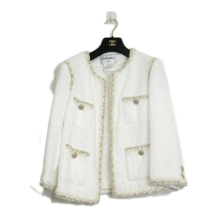 楽天市場】シャネル CHANEL ジャケット 衣料品 アウター コットン  