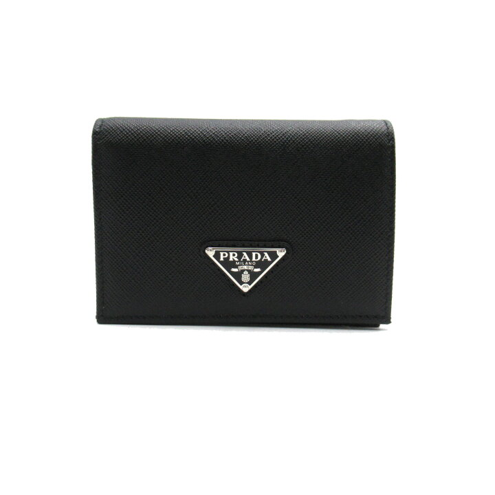 楽天市場】プラダ PRADA PORTAF.VERTI.PICCOLO 二つ折り財布 財布 