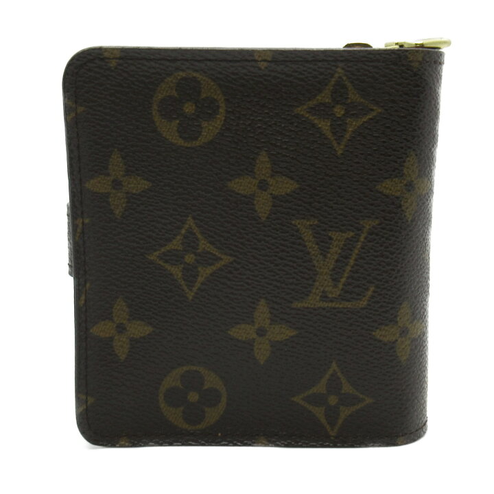 楽天市場】ルイ・ヴィトン LOUIS VUITTON コンパクト・ジップ 二つ折り  