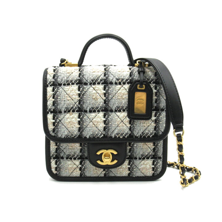 楽天市場】シャネル CHANEL ツィードチェーンショルダー 2way 