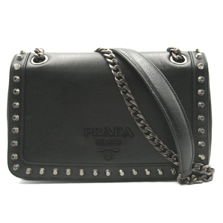 楽天市場】プラダ PRADA チェーンショルダー ショルダーバッグ バッグ 