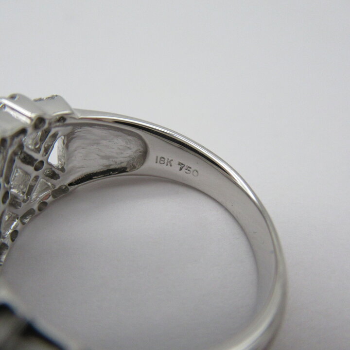 楽天市場】ジュエリー JEWELRY ダイヤモンド リング・指輪 K18WG  
