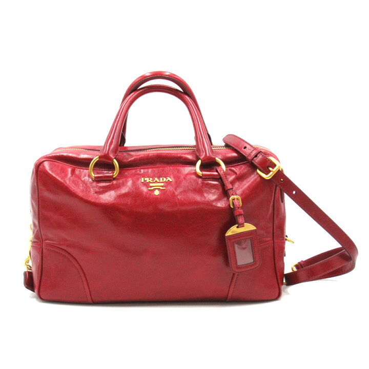 楽天市場】プラダ PRADA 2WAYボストン ボストンバッグ バッグ レザー 