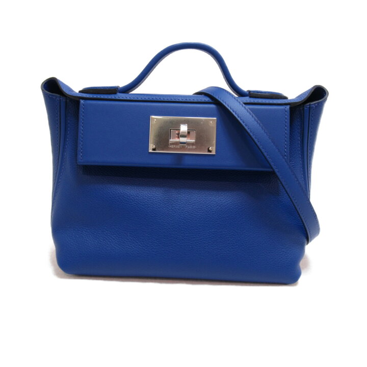 楽天市場】エルメス HERMES サックヴァンキャトルミニ21 24 / ブルー 