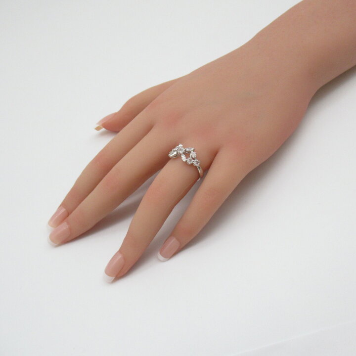 楽天市場】ジュエリー JEWELRY eTx リング・指輪 K18WG （ホワイト  