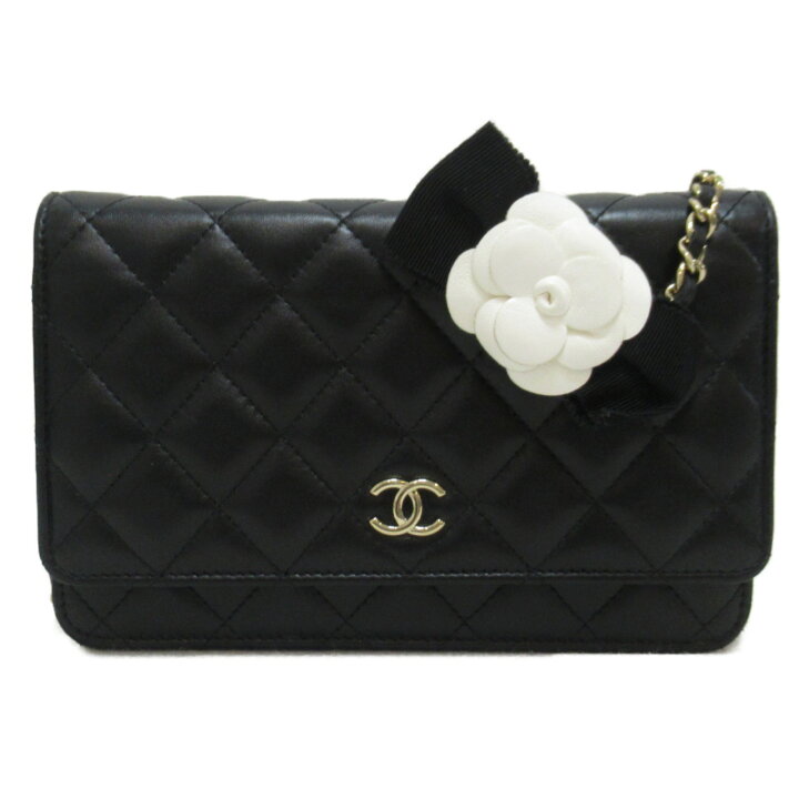楽天市場】シャネル CHANEL カメリア マトラッセ チェーンショルダー  