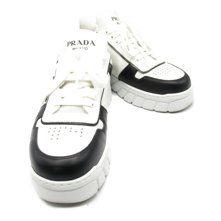 楽天市場】プラダ PRADA スニーカー 靴 レディース ホワイト系 【中古  
