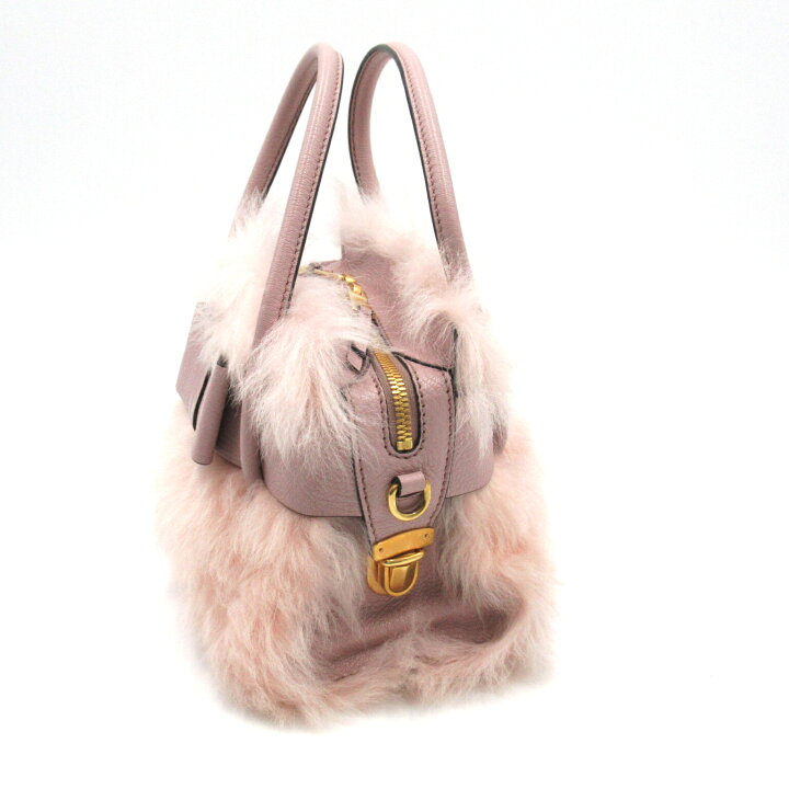 楽天市場】ミュウ ミュウ Miu Miu リボンファー2wayショルダーバッグ 