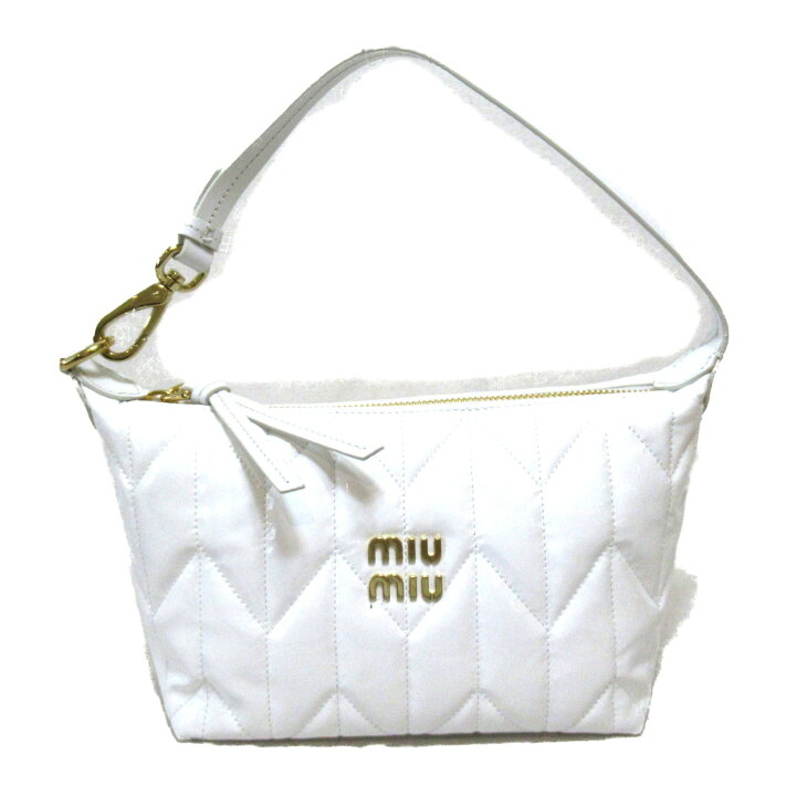 楽天市場】ミュウ Miu ハンドバッグ バッグ エナメル キルティング  