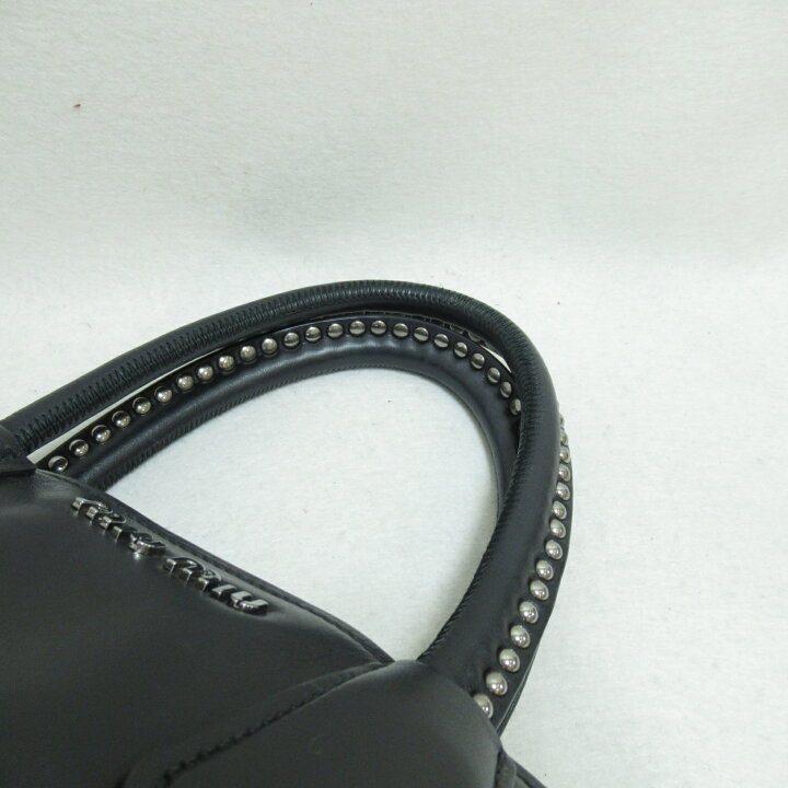 楽天市場】ミュウ Miu スタッズ付2wayショルダーバック 2wayショルダー 