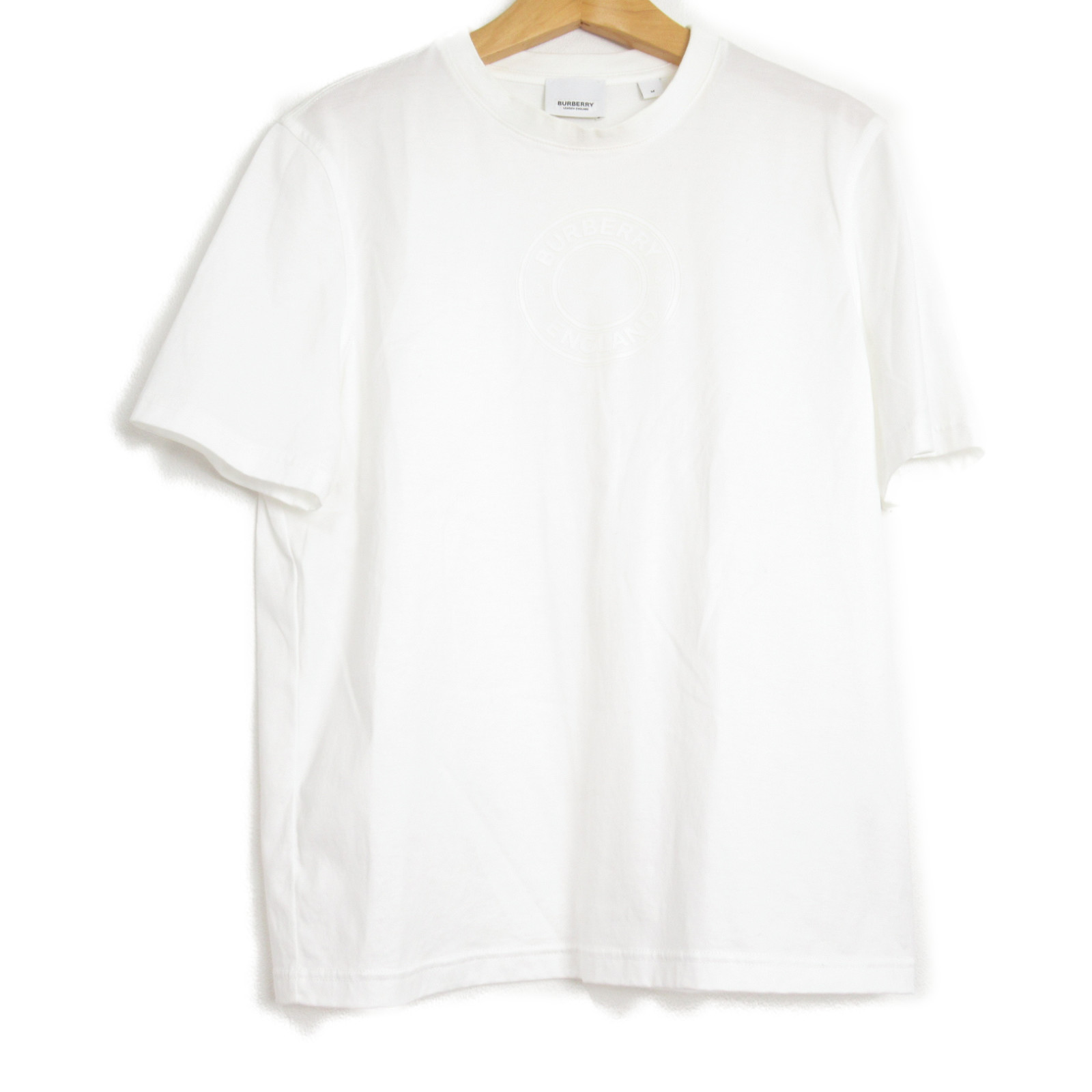 バーバリー BURBERRY Tシャツ 半袖Tシャツ 衣料品 トップス コットン レディース ホワイト系  衣類 ブランド シャツ カットソー