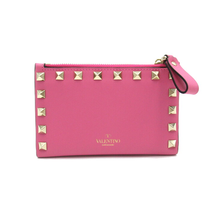 楽天市場】ヴァレンチノ Valentino ロックスタッズ 二つ折り財布 財布 