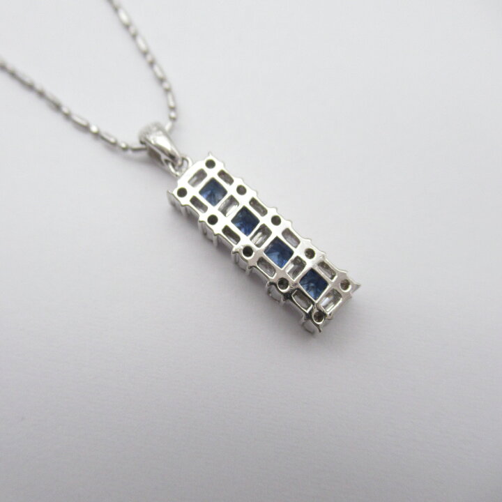 楽天市場】ジュエリー JEWELRY サファイア ダイヤモンド ネックレス  