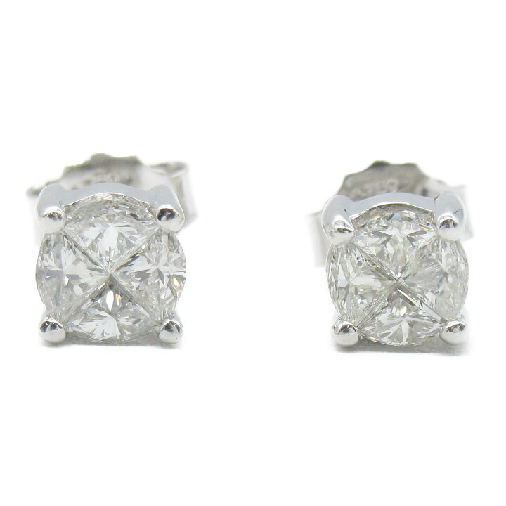 楽天市場】ジュエリー JEWELRY ダイヤモンド ピアス K18WG （ホワイト  