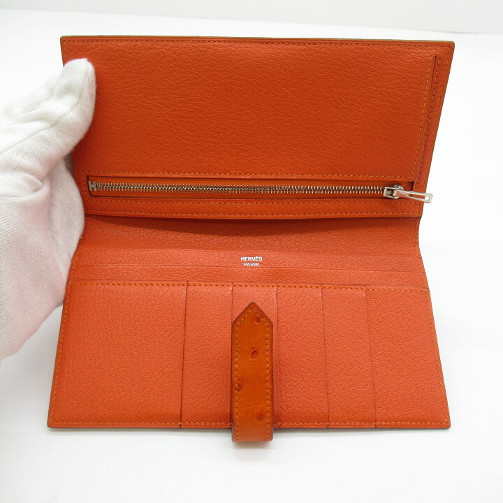 楽天市場】エルメス HERMES ベアンクラシック ZIP長財布 二つ折り長  