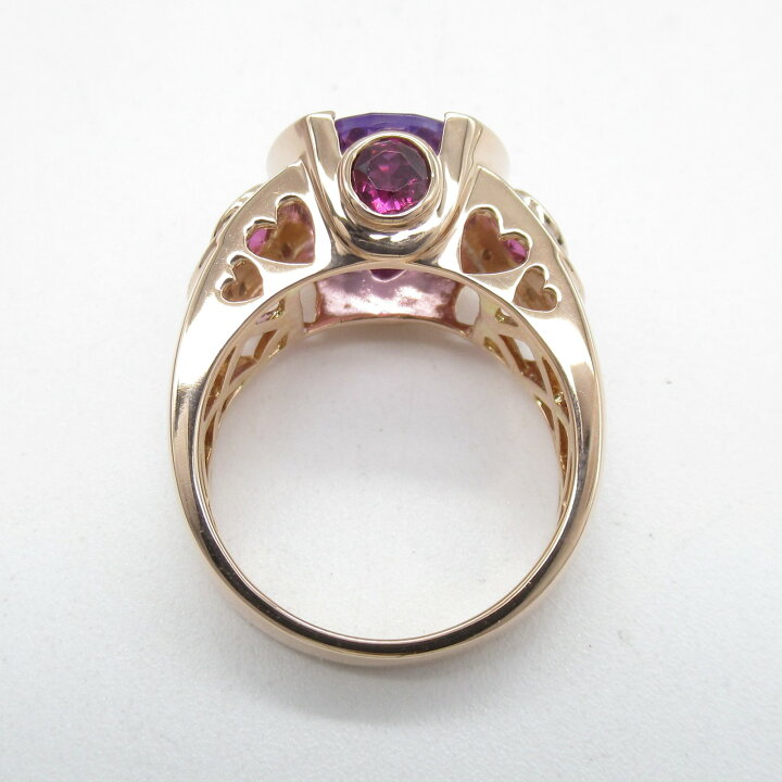 楽天市場】ジュエリー JEWELRY 色石 リング リング・指輪 14KPG  