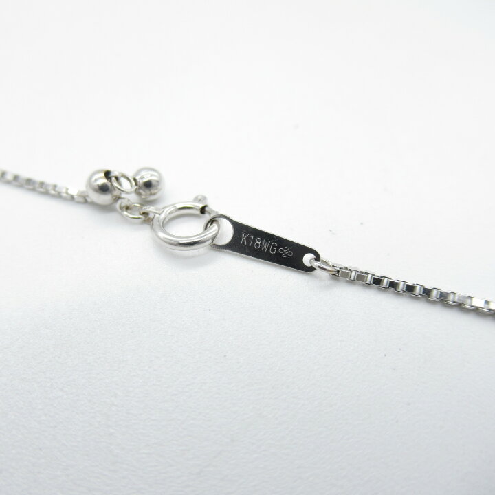 楽天市場】ジュエリー JEWELRY ダイヤモンド ネックレス K18WG  