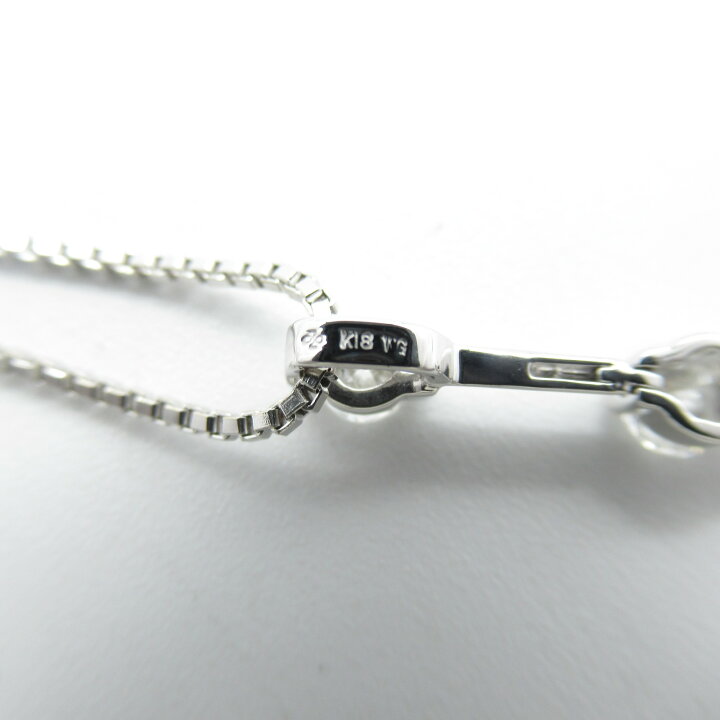 楽天市場】ジュエリー JEWELRY ダイヤモンド ネックレス K18WG  