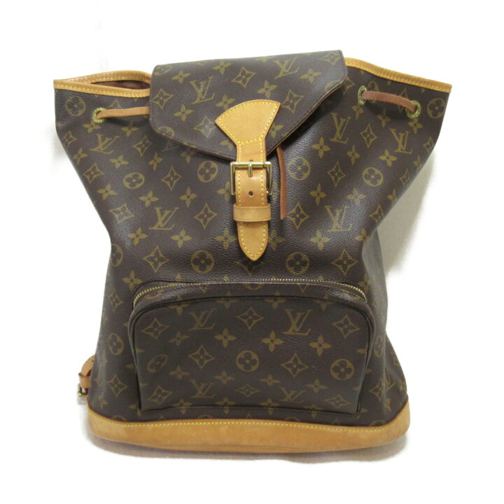 楽天市場】ルイ・ヴィトン LOUIS VUITTON モンスリGM リュックサック  