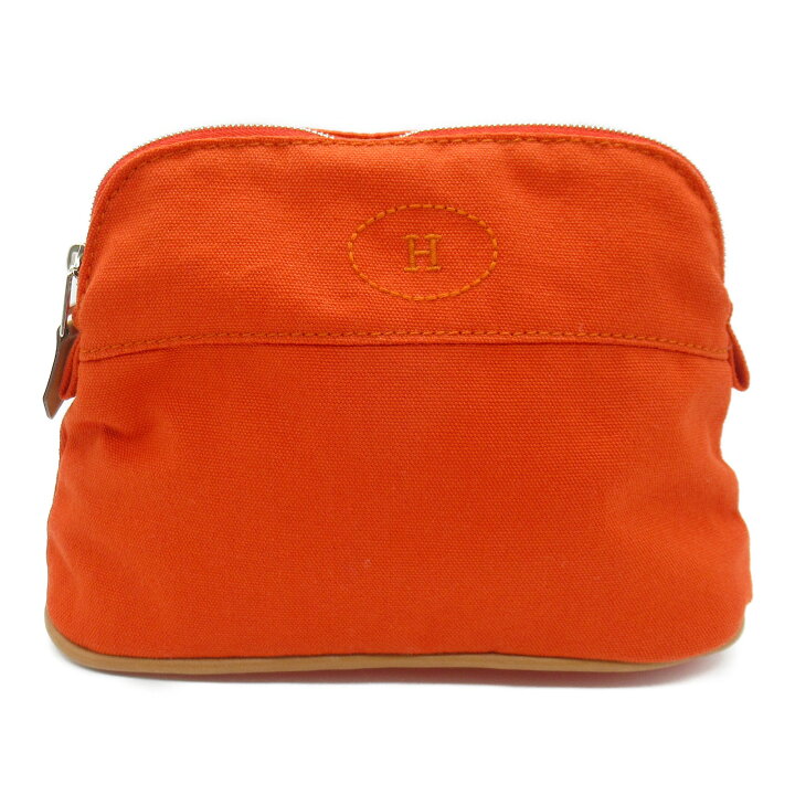 楽天市場】エルメス HERMES ボリードポーチ20 ポーチ バッグ コットン  