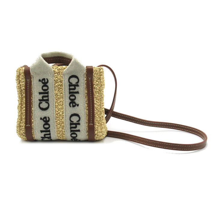 楽天市場】クロエ Chloe “woody”ナノトート トートバッグ バッグ 