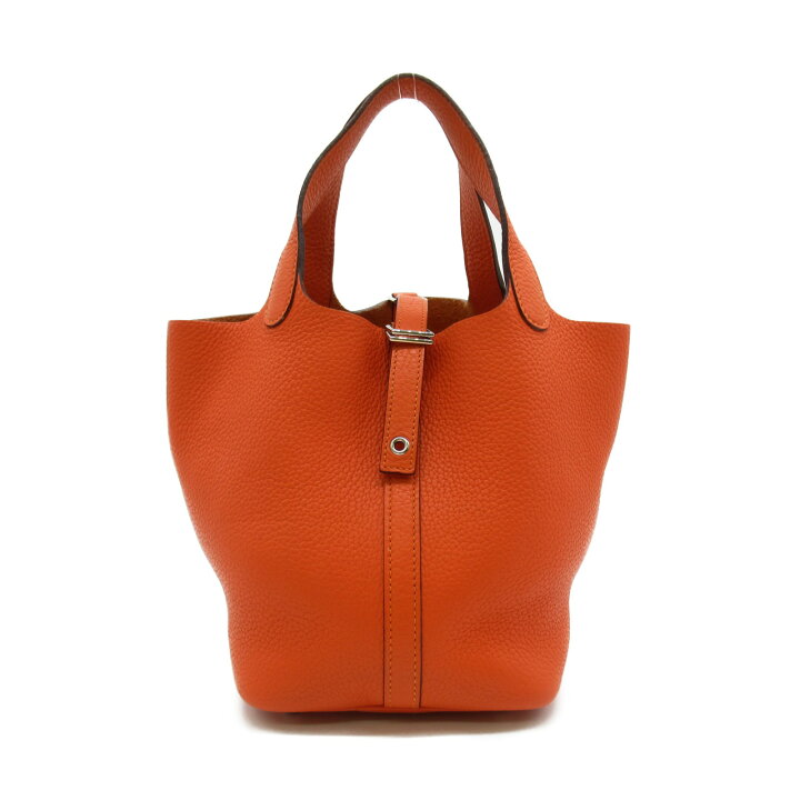 楽天市場】エルメス HERMES ピコタンロックPM オレンジ トートバッグ 