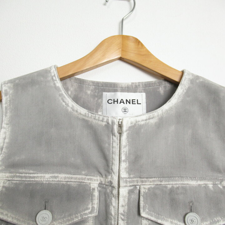楽天市場】シャネル CHANEL ジレワンピース ワンピース 衣料品 