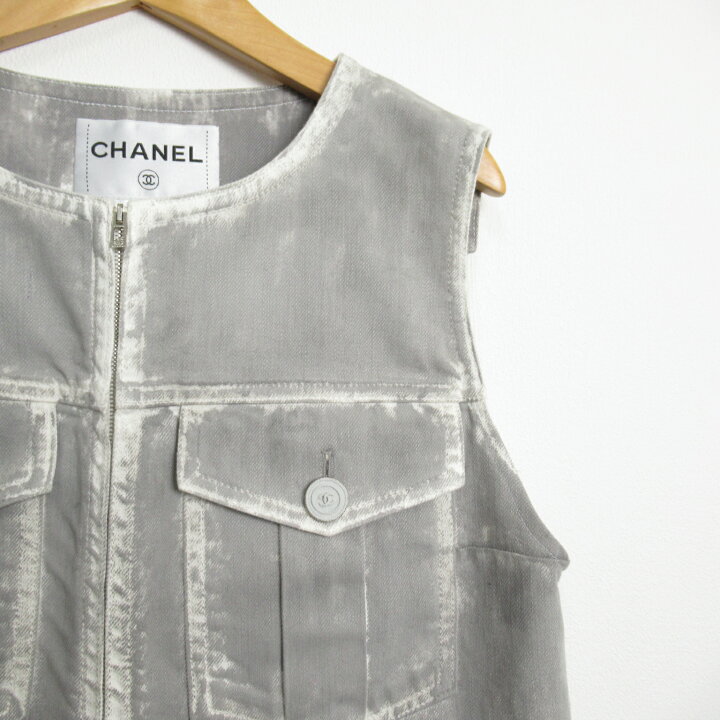 楽天市場】シャネル CHANEL ジレワンピース ワンピース 衣料品 