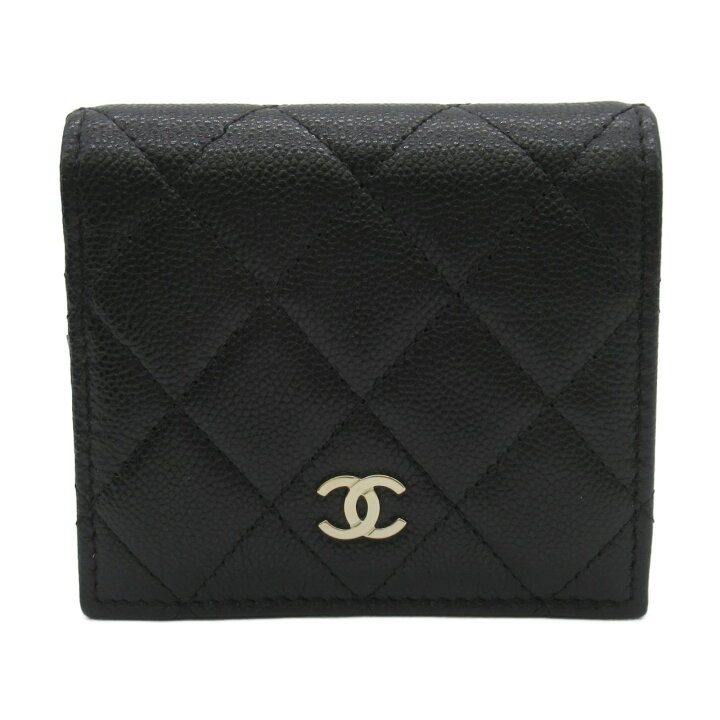 楽天市場】シャネル CHANEL マトラッセ スモール ウォレット 二つ折り  