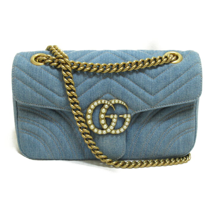 楽天市場】グッチ GUCCI GGマーモントチェーンショルダー バッグ  