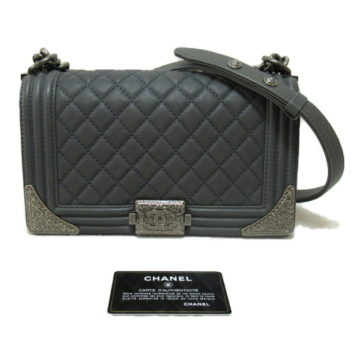 楽天市場】シャネル CHANEL ボーイシャネル チェーンショルダー 