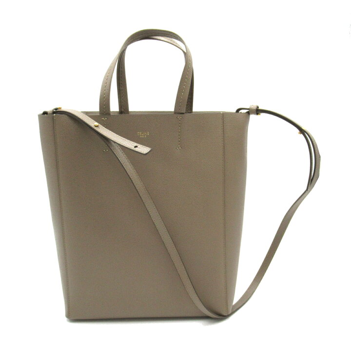 CELINE セリーヌ トートバッグ バーティカルカバスモール ベージュ系
