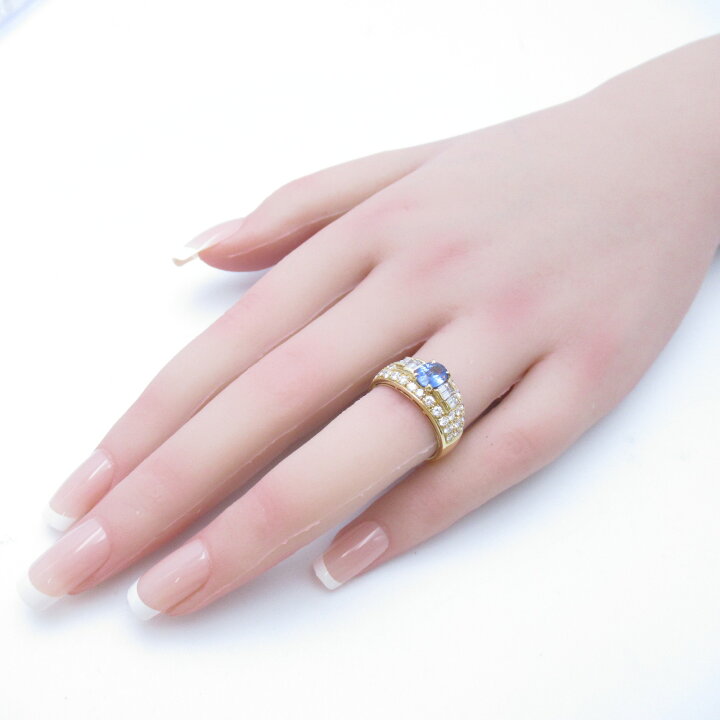 楽天市場】ブルガリ BVLGARI サファイア ダイヤモンドリング リング 