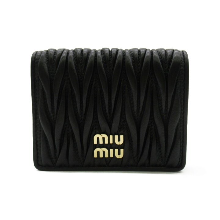 楽天市場】ミュウ ミュウ Miu Miu 二つ折り財布 二つ折り財布 財布 