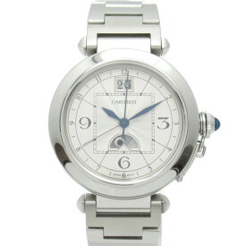 カルティエ CARTIER パシャXL ナイト&デイ 腕時計 ウォッチ 腕時計 時計 ステンレススチール メンズ シルバー系 W31093M7 【中古】