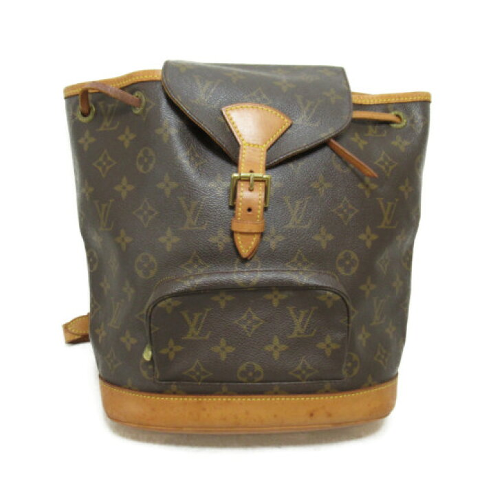 楽天市場】ルイ・ヴィトン LOUIS VUITTON モンスリMM リュックサック  