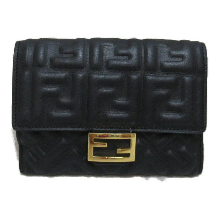 楽天市場】フェンディ FENDI バゲット Wホック財布 二つ折り財布 財布  
