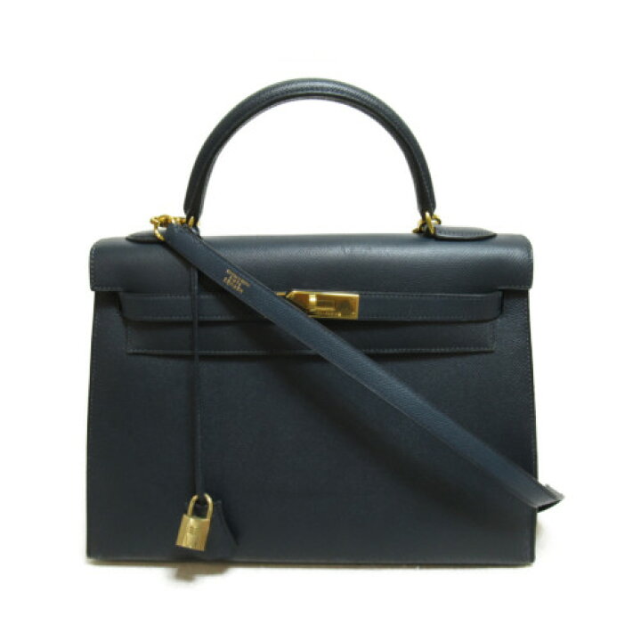 楽天市場】エルメス HERMES ケリー32 ブルーマリン ハンドバッグ 