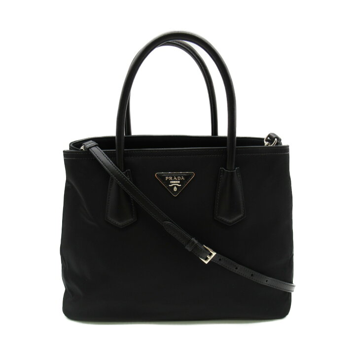 PRADA プラダ トートバッグ トートバッグ ブラック系 ナイロン 中古 