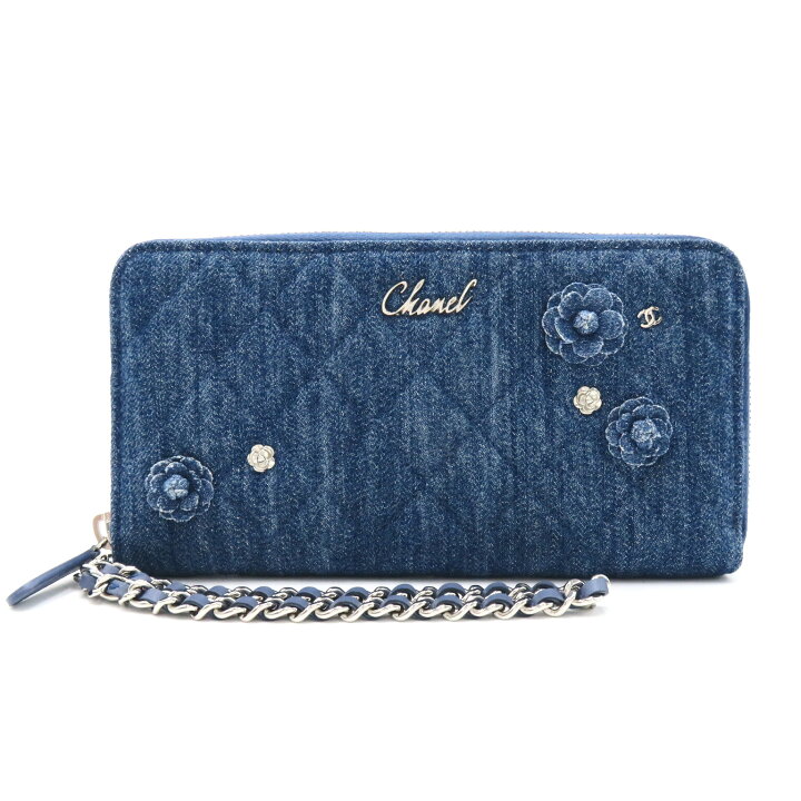 楽天市場】シャネル CHANEL カメリア ラウンド長財布 ラウンド長財布 