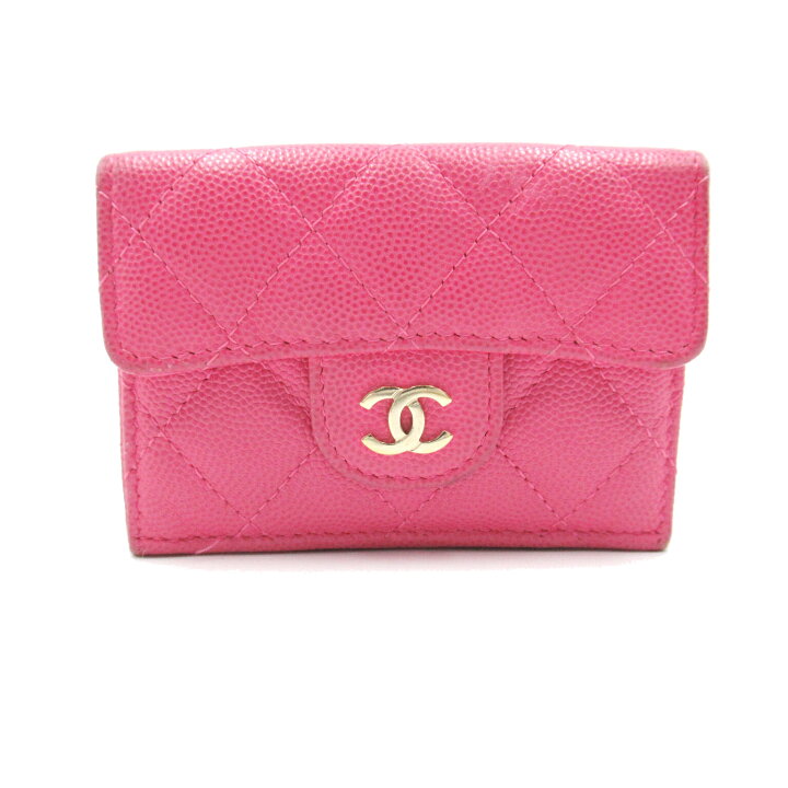 楽天市場】シャネル CHANEL マトラッセ三つ折財布 三つ折り財布 財布  