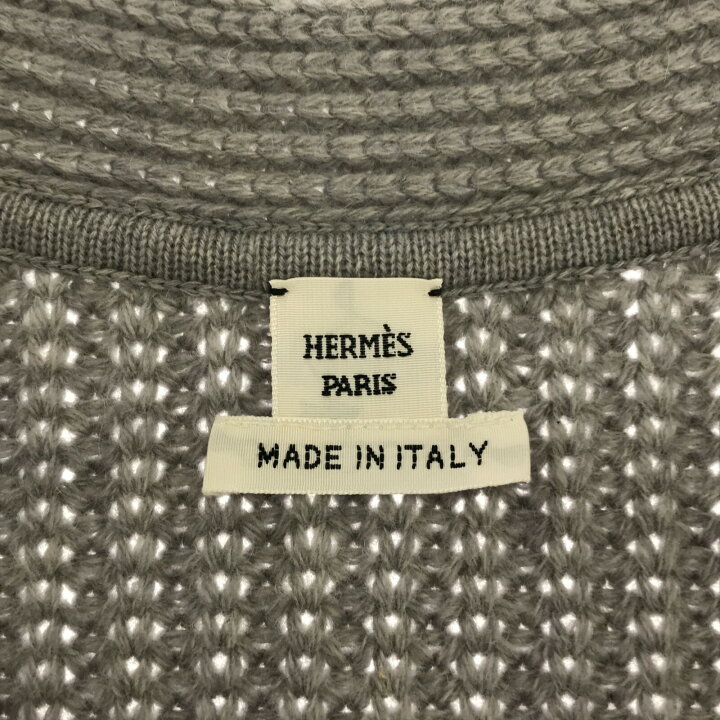 楽天市場】エルメス HERMES ニット ロングカーディガン カーディガン 